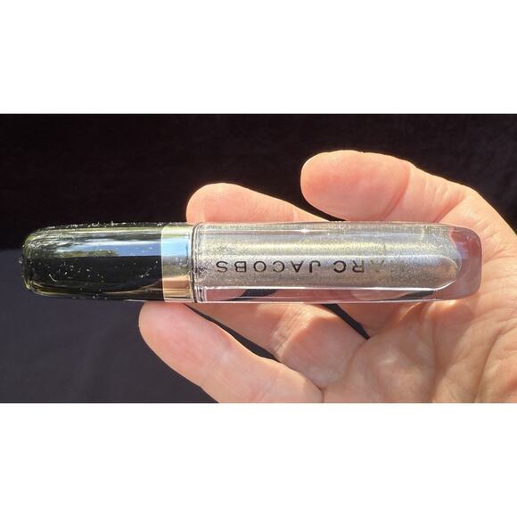 Marc Jacobs Enamored With PRIDE Gloss Lip Lacquer Shade 370 Silver Surf NEW - Picture 4 of 10